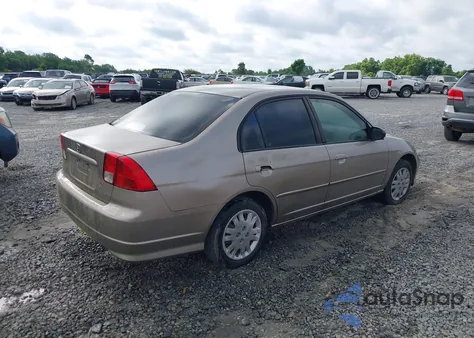 2004 Honda Civic Lx из США, поврежденный, VIN 2HGES16554H530671